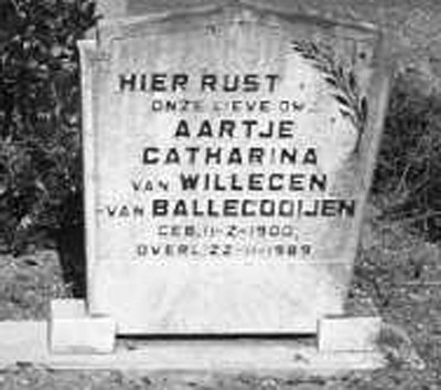 Aartje Catharina van Ballegooijen 1989