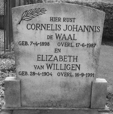 Cornelis Johannes de Waal 1987b