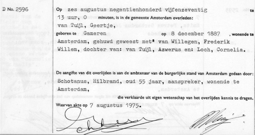 Geertje van Tuijl 1975