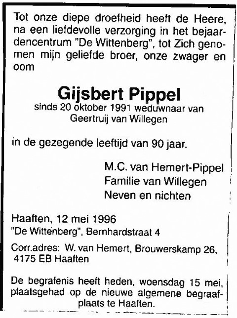 Gijsbert Pippel 1996