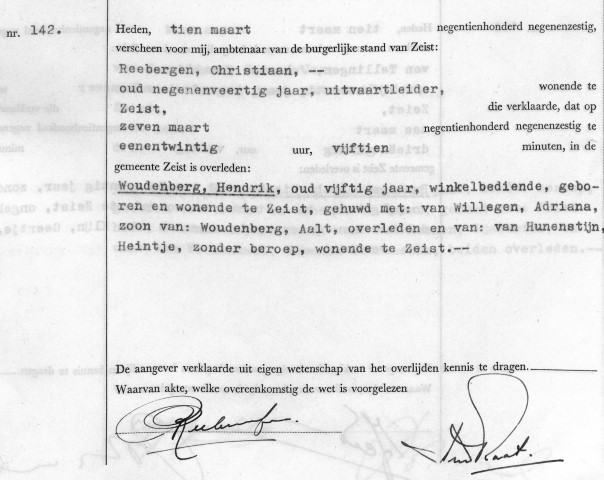 Hendrik Woudenberg 1969