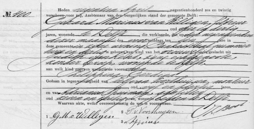 Philippina Gerdina van Willigen 1926